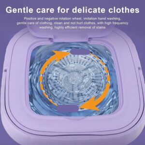 Portable Foldable Mini Washing Machine 8L with Spin Dryer - Image 3