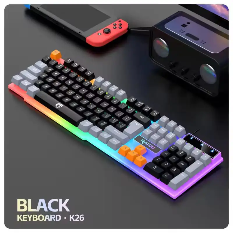RAIKU T26 Mechanical Keyboard & Mouse Combo