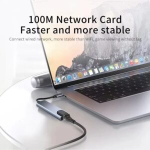 8 in 1 USB C HUB Splitter 4K Docking Station Laptop Adapter - Image 6