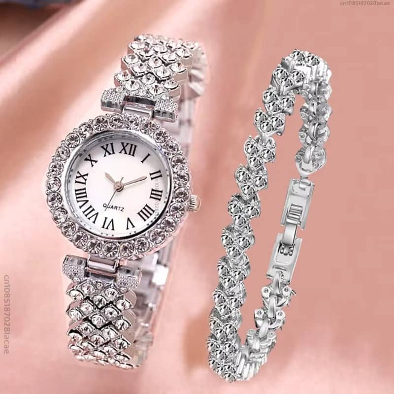 Ladies Alloy with Quartz Watch Bracelet