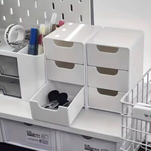 Chic 3-Tier Desk Organizer w/ Drawers - Image 3