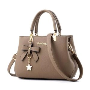 Fashion Solid Color Bow One-Shoulder Crossbody Bag - Image 5