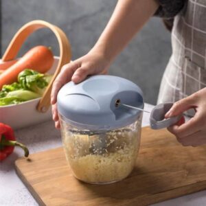 500/900ML Manual Meat Mincer Garlic Chopper Rotate Garlic Press Crusher Vegetable Onion Cutter Kitchen Cooking Accessories - Image 4