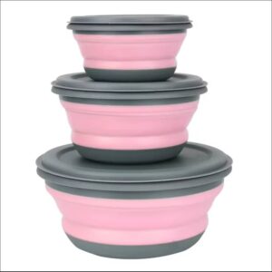 3pcs Silicone Folding Lunch Box - Image 3