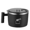Stainless Steel Bowl With Lid For Instant Noodles Sealed And Portable Drain Bowl For Kitchen Utensils Instant Noodle Partner - Image 5