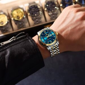 POEDAGAR Luxury Watch for Man Elegant Date Week Waterproof Luminous Men Watch Quartz Stainless Steel Sports Men's Watches reloj - Image 6