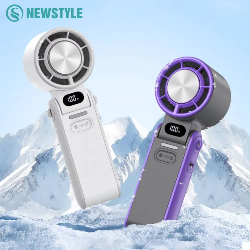 Mini Handheld Turbo Cooling Fan High-speed Cold Air