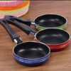 12cm/14cm/16cm Mini Frying Pan Non-Stick Steel Frypan Pot Saucepan Random Color For Cookware Kitchen Cookware - Image 3