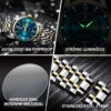 POEDAGAR Luxury Watch for Man Elegant Date Week Waterproof Luminous Men Watch Quartz Stainless Steel Sports Men's Watches reloj - Image 7