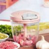 500/900ML Manual Meat Mincer Garlic Chopper Rotate Garlic Press Crusher Vegetable Onion Cutter Kitchen Cooking Accessories - Image 9