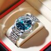 POEDAGAR Luxury Watch for Man Elegant Date Week Waterproof Luminous Men Watch Quartz Stainless Steel Sports Men's Watches reloj - Image 3