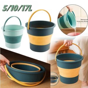 5/10L Folding Portable Bucket with Cover