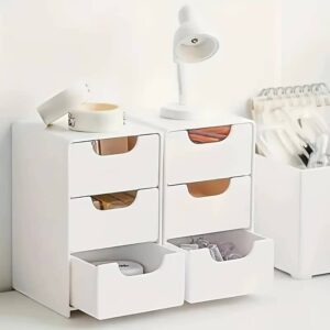 Chic 3-Tier Desk Organizer w/ Drawers - Image 5