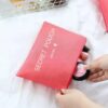 6 Pcs/Set Pink/Blue/Grey Travel Storage Bag Large Capacity Waterproof Luggage Clothing Underwear Storage Bag Bag With Zipper - Image 3