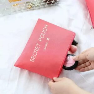 6 Pcs/Set Pink/Blue/Grey Travel Storage Bag Large Capacity Waterproof Luggage Clothing Underwear Storage Bag Bag With Zipper - Image 3