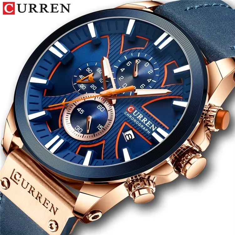 New CURREN Men Watches Fashion Quartz Wrist Watches Men’s Military Waterproof Sports Watch Male Date Clock Relogio Masculino