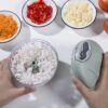 500/900ML Manual Meat Mincer Garlic Chopper Rotate Garlic Press Crusher Vegetable Onion Cutter Kitchen Cooking Accessories - Image 3