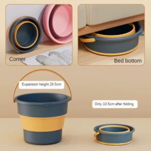 5/10L Folding Portable Bucket with Cover - Image 4