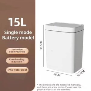 15L Automatic Smart Sensor Trash Can - Image 8