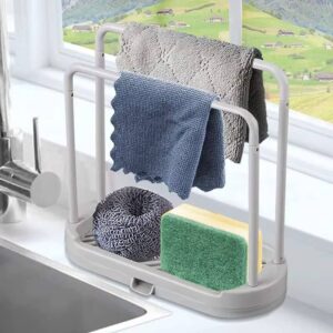 Kitchen Rag Drain Stand Kitchen Accessories Sink Drainage Shelf Sink Drain Storage Basket for Sponge Rag Wire Ball 1/2/3PCS - Image 3