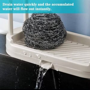 Kitchen Rag Drain Stand Kitchen Accessories Sink Drainage Shelf Sink Drain Storage Basket for Sponge Rag Wire Ball 1/2/3PCS - Image 4