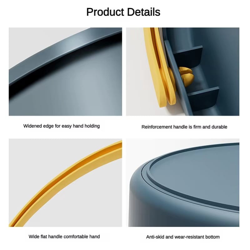 5/10L Folding Portable Bucket with Cover