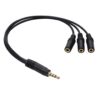 3.5mm Earpphone Spliter Audeo Jack Extender 1 To 6 Ports Aux Cable Earphone Mic Audio Adapter For Phone Headset Splitter Cable - Image 4