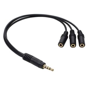 3.5mm Earpphone Spliter Audeo Jack Extender 1 To 6 Ports Aux Cable Earphone Mic Audio Adapter For Phone Headset Splitter Cable - Image 4