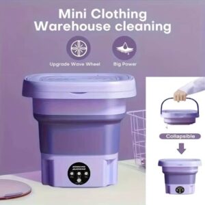 8L Portable Small Foldable Washing Machine