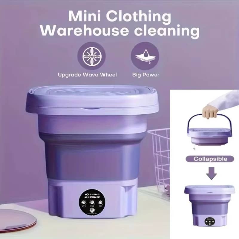 8L Portable Small Foldable Washing Machine