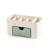 Makeup Organizer Storage Box With Drawer Cotton Swab Stick Storage Case Lipstick Organizer Brush Holder Makeup Acrylic Plastic - Image 6
