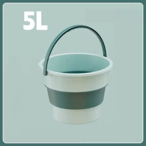 5/10L Folding Portable Bucket with Cover - Image 5