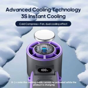 Mini Handheld Turbo Cooling Fan High-speed Cold Air