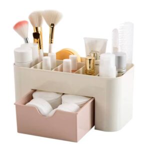 Makeup Organizer Storage Box With Drawer Cotton Swab Stick Storage Case Lipstick Organizer Brush Holder Makeup Acrylic Plastic - Image 3