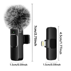 Wireless Lavalier Microphone for iPhone Android for Interview YouTube TikTok - Image 7