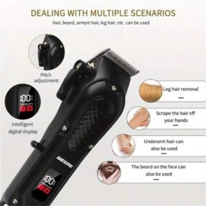 Professional USB Rechargeable Hair Clipper & Beard Trimmer - Image 5
