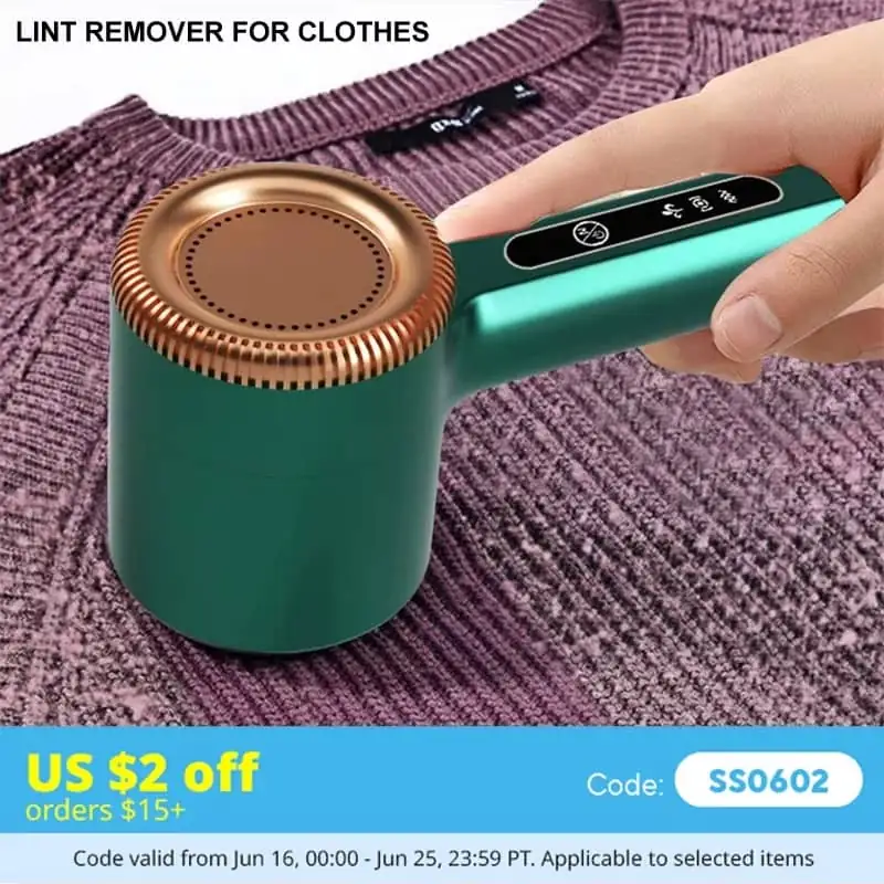 USB Electric Rechargeable Lint Remover 8 USB Electric Rechargeable Lint Remover