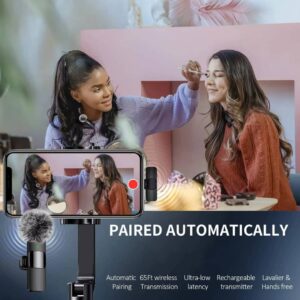 Wireless Lavalier Microphone for iPhone Android for Interview YouTube TikTok - Image 8