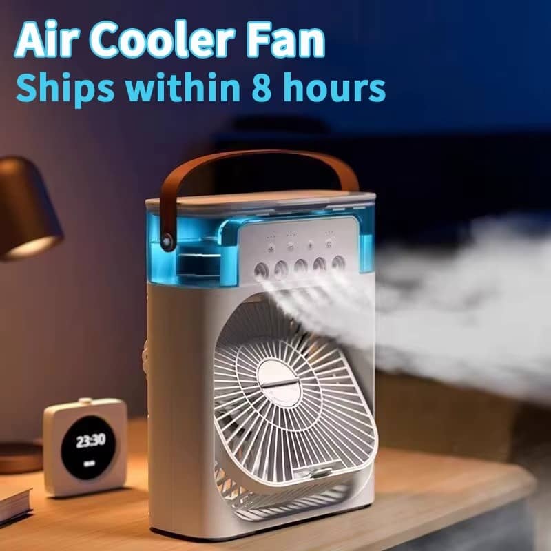 Multifunctional five-hole humidification fan