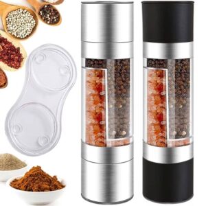 Salt & Pepper Grinder 2 in 1 Manual Stainless Steel - Image 7
