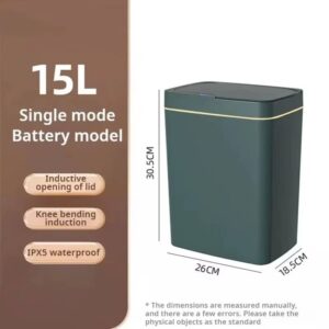 15L Automatic Smart Sensor Trash Can - Image 9