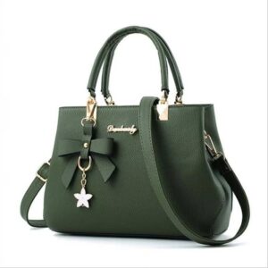 Fashion Solid Color Bow One-Shoulder Crossbody Bag - Image 6