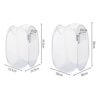 3pcsDirty Clothes Basket Skeleton Ventilated Foldable Easy Storage Portable Large Capacity Clothes Basket - Image 7