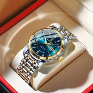 POEDAGAR Luxury Watch for Man Elegant Date Week Waterproof Luminous Men Watch Quartz Stainless Steel Sports Men's Watches reloj - Image 12