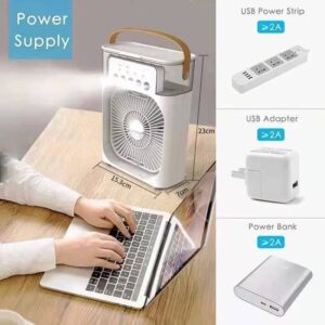 3 In 1 Fan Air Conditioner Household Mini Air Cooler LED - Image 6