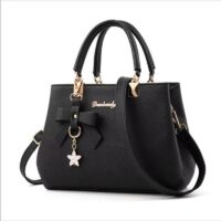 Fashion Solid Color Bow One-Shoulder Crossbody Bag