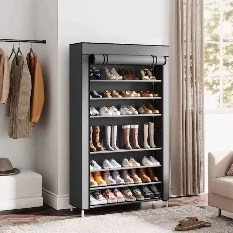 Fabric Guard Shoe Rack