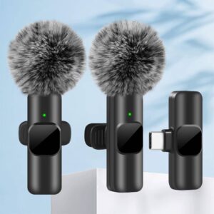  NEW Wireless Lavalier Microphone Audio Video Recording Mini Mic