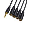 3.5mm Earpphone Spliter Audeo Jack Extender 1 To 6 Ports Aux Cable Earphone Mic Audio Adapter For Phone Headset Splitter Cable - Image 5