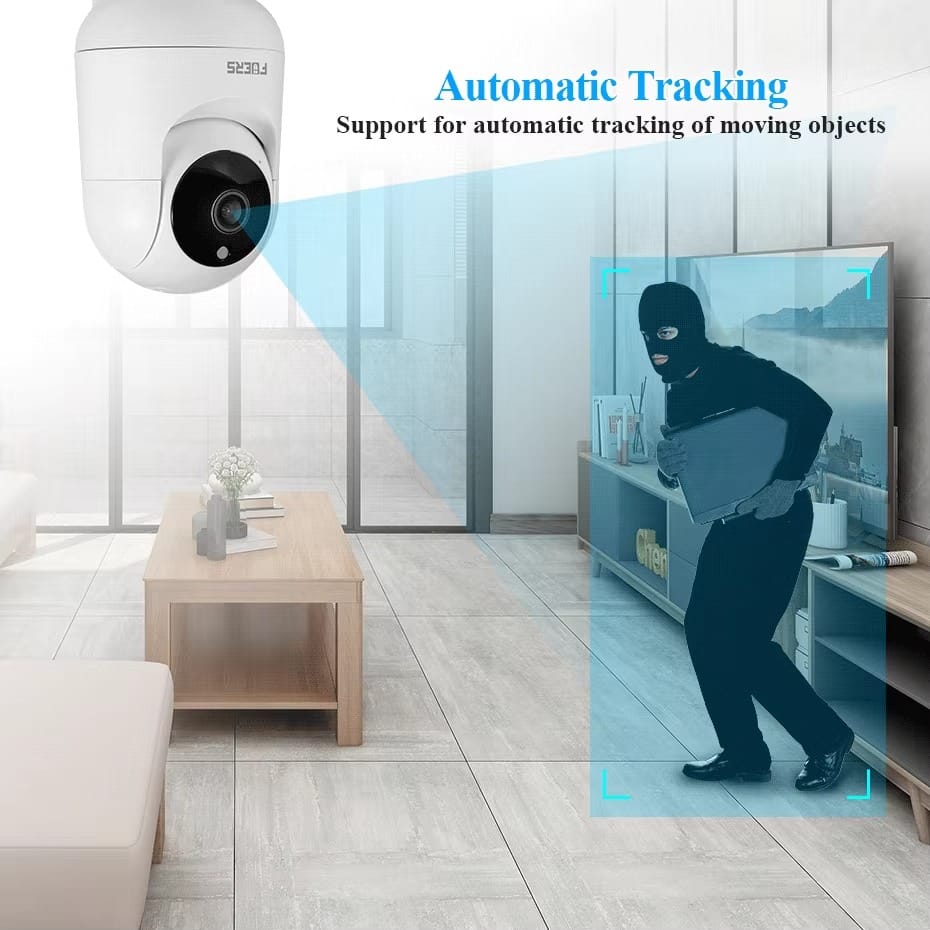 Fuers 4K 8MP IP Camera Tuya Smart Home Indoor CCTV Security